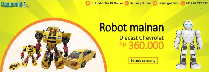 Robot tranformer mainan yang menantang bagi anak laki-laki